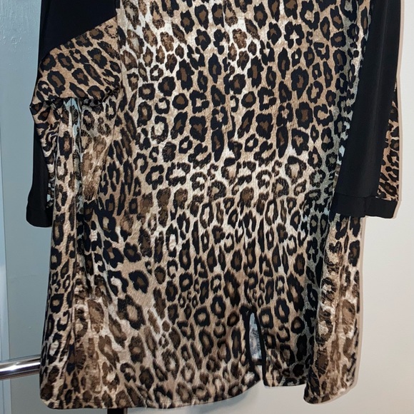 Leopard Print Short Sleeve Shirt - Picture 2 of 2